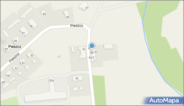 Pieszcz, Pieszcz, 63, mapa Pieszcz