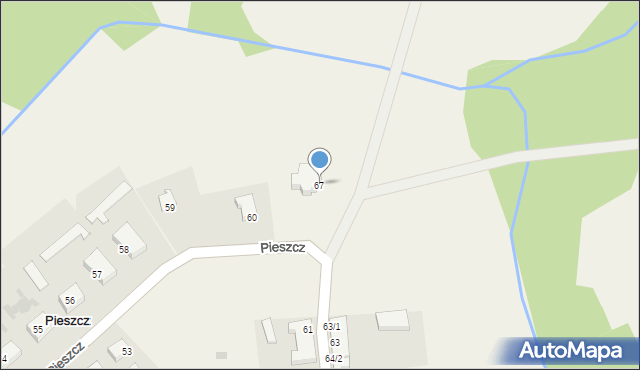 Pieszcz, Pieszcz, 67, mapa Pieszcz