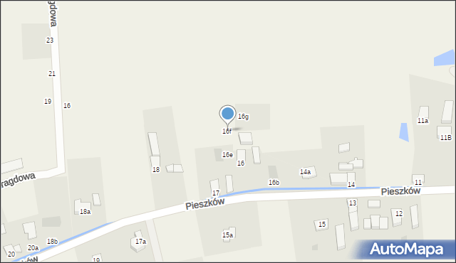 Pieszków, Pieszków, 16f, mapa Pieszków