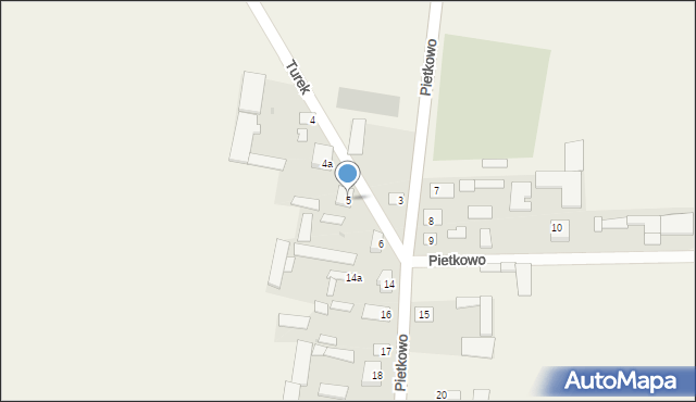 Pietkowo, Pietkowo, 5, mapa Pietkowo