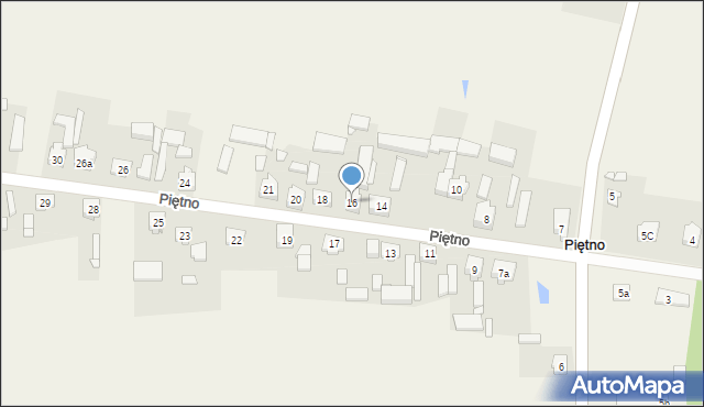 Piętno, Piętno, 16, mapa Piętno