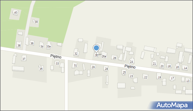 Piętno, Piętno, 30, mapa Piętno