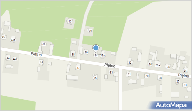 Piętno, Piętno, 34, mapa Piętno