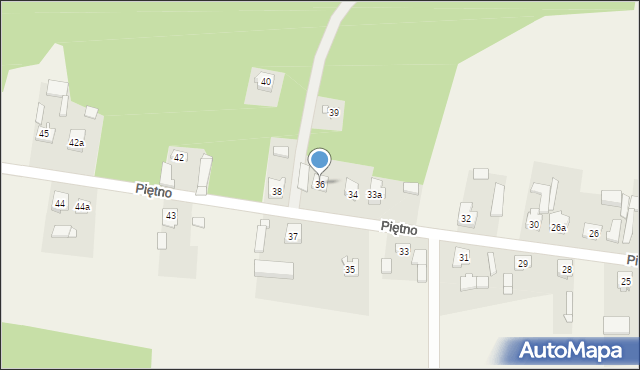 Piętno, Piętno, 36, mapa Piętno