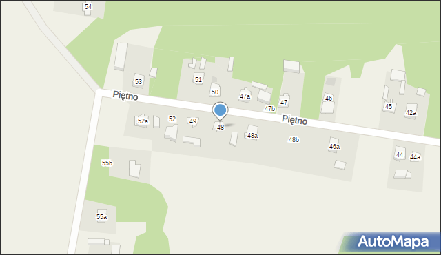 Piętno, Piętno, 48, mapa Piętno