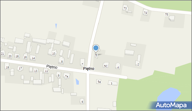 Piętno, Piętno, 5, mapa Piętno