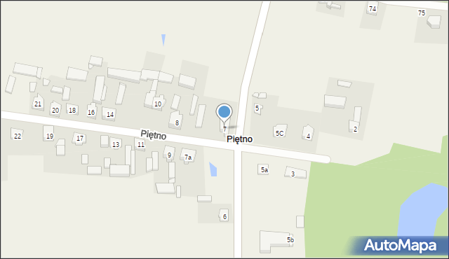 Piętno, Piętno, 7, mapa Piętno