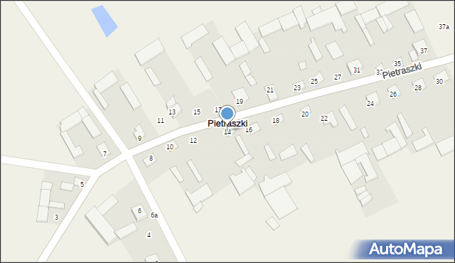Pietraszki, Pietraszki, 14, mapa Pietraszki