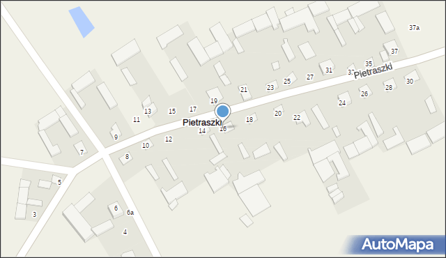 Pietraszki, Pietraszki, 16, mapa Pietraszki