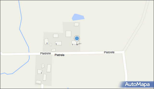 Pietrele, Pietrele, 4a, mapa Pietrele