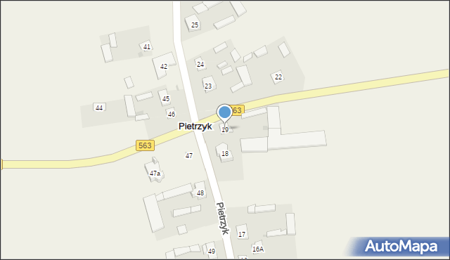 Pietrzyk, Pietrzyk, 19, mapa Pietrzyk