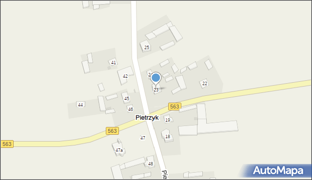 Pietrzyk, Pietrzyk, 23, mapa Pietrzyk