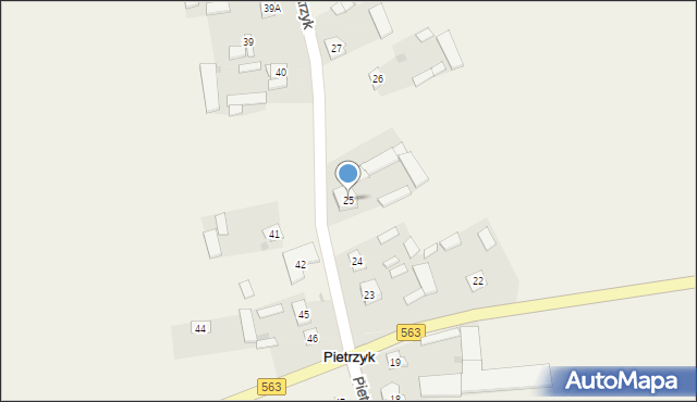 Pietrzyk, Pietrzyk, 25, mapa Pietrzyk