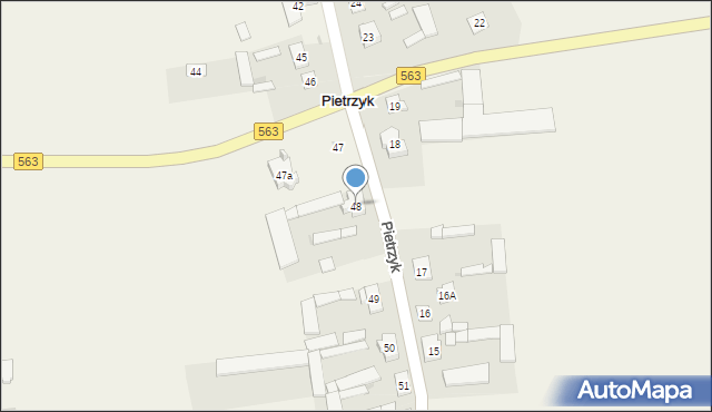 Pietrzyk, Pietrzyk, 48, mapa Pietrzyk