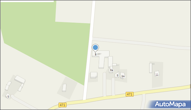 Pietrzyków, Pietrzyków, 8, mapa Pietrzyków