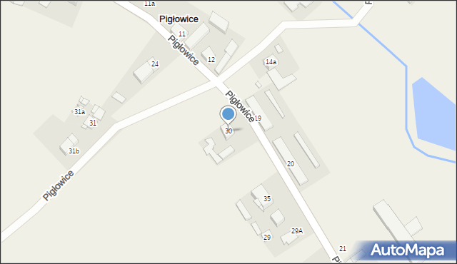 Pigłowice, Pigłowice, 30, mapa Pigłowice