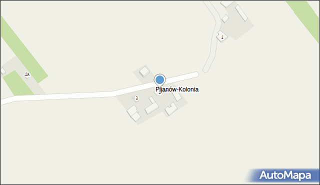 Pijanów, Pijanów, 2, mapa Pijanów