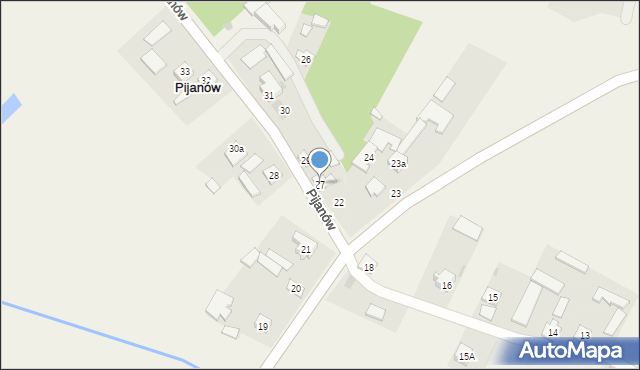 Pijanów, Pijanów, 27, mapa Pijanów