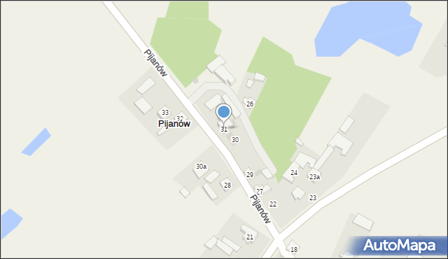 Pijanów, Pijanów, 31, mapa Pijanów