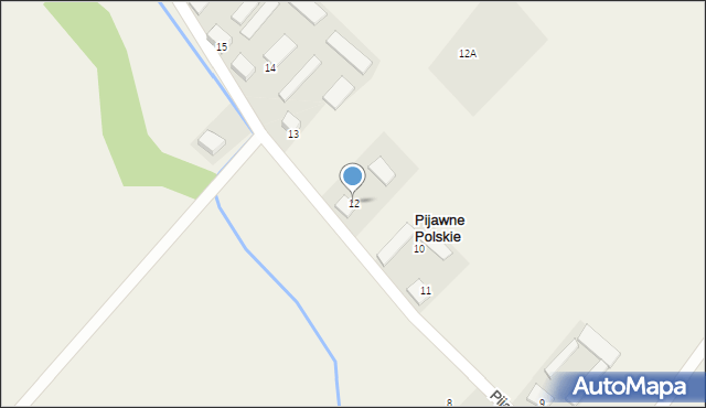 Pijawne Polskie, Pijawne Polskie, 12, mapa Pijawne Polskie