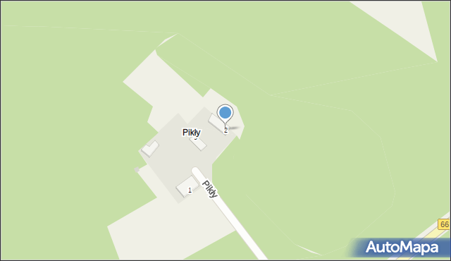 Pikły, Pikły, 2, mapa Pikły