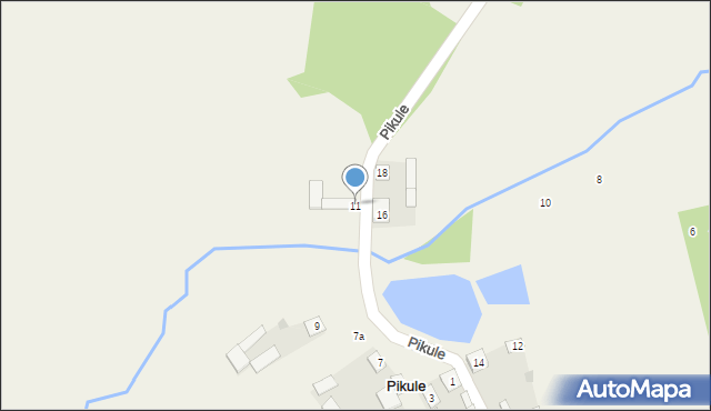 Pikule, Pikule, 11, mapa Pikule