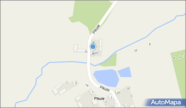 Pikule, Pikule, 16, mapa Pikule