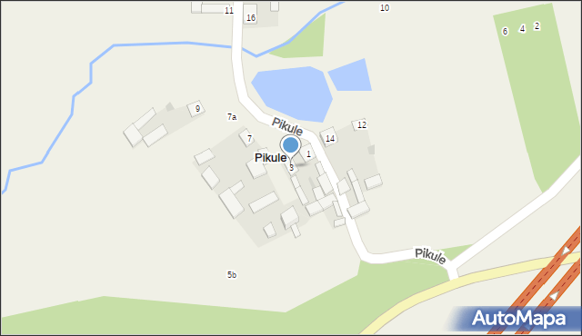 Pikule, Pikule, 3, mapa Pikule