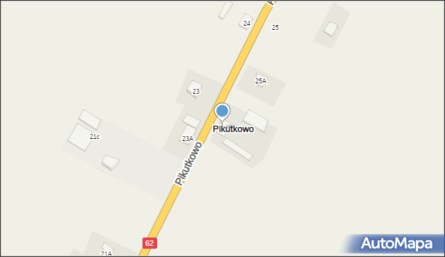 Pikutkowo, Pikutkowo, 22, mapa Pikutkowo