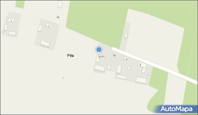 Piła, Piła, 3, mapa Piły