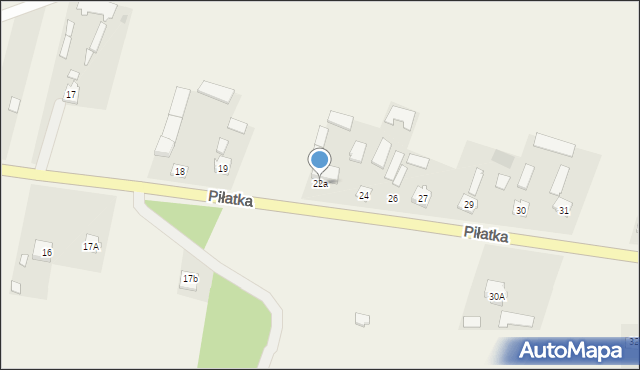 Piłatka, Piłatka, 22a, mapa Piłatka