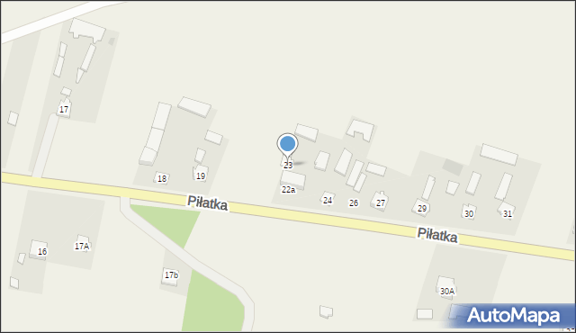 Piłatka, Piłatka, 23, mapa Piłatka