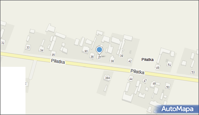 Piłatka, Piłatka, 37, mapa Piłatka