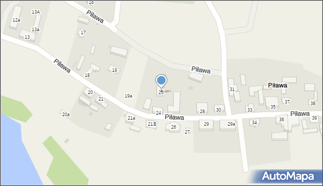 Piława, Piława, 25, mapa Piława