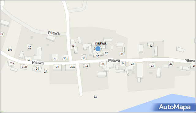 Piława, Piława, 35, mapa Piława