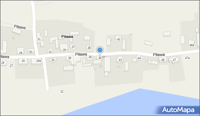 Piława, Piława, 41, mapa Piława