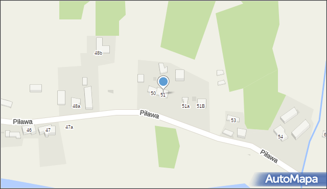 Piława, Piława, 51, mapa Piława