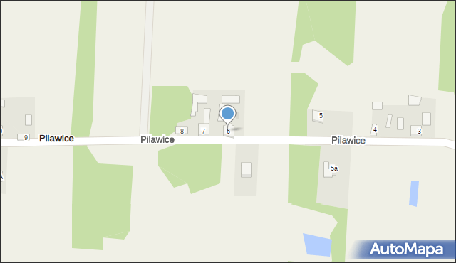 Pilawice, Pilawice, 6, mapa Pilawice