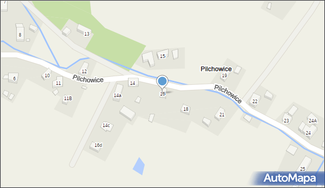 Pilchowice, Pilchowice, 16, mapa Pilchowice