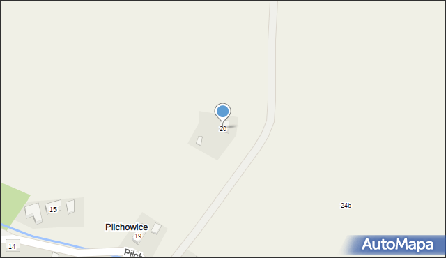 Pilchowice, Pilchowice, 20, mapa Pilchowice