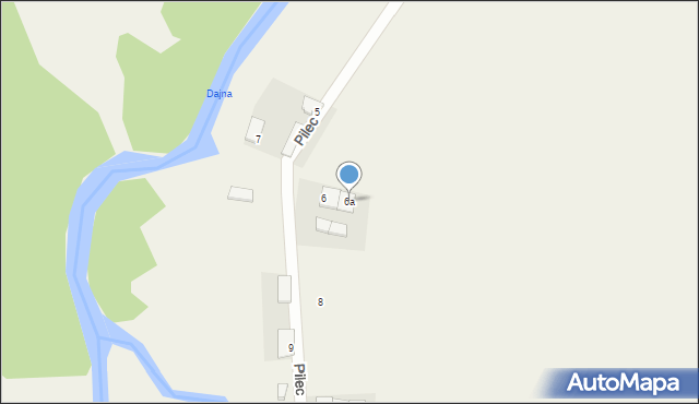 Pilec, Pilec, 6a, mapa Pilec