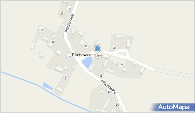 Pilichowice, Pilichowice, 44, mapa Pilichowice