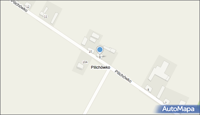 Pilichówko, Pilichówko, 9, mapa Pilichówko