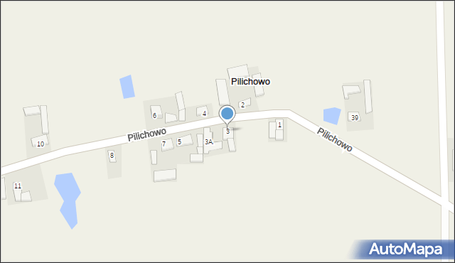 Pilichowo, Pilichowo, 3, mapa Pilichowo