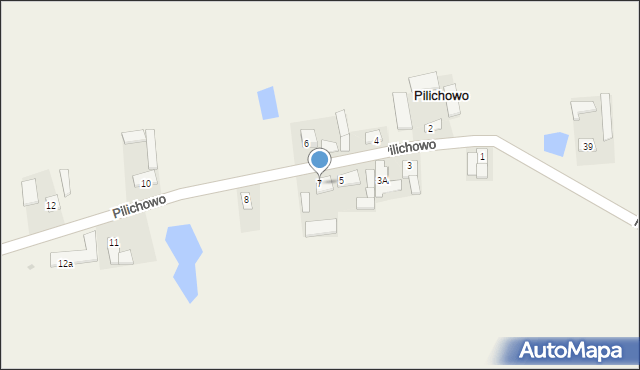 Pilichowo, Pilichowo, 7, mapa Pilichowo