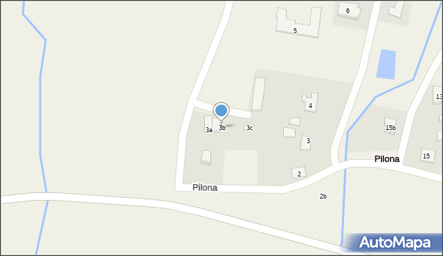 Pilona, Pilona, 3b, mapa Pilona
