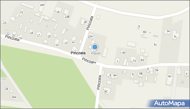 Pińczata, Pińczata, 10/1, mapa Pińczata