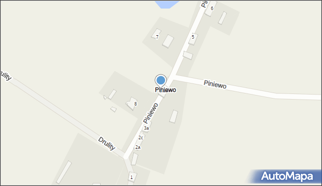 Piniewo, Piniewo, 4A, mapa Piniewo