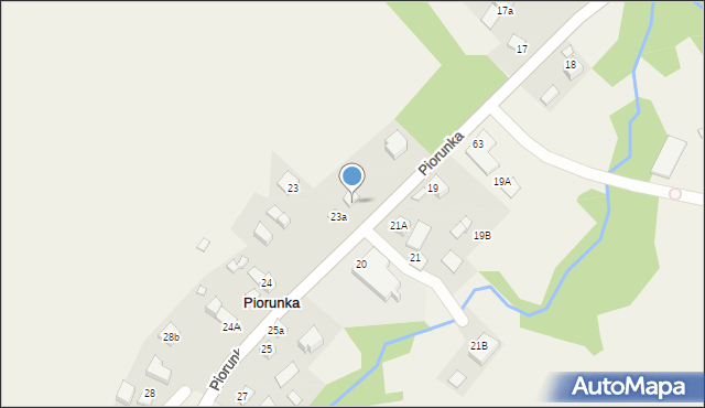 Piorunka, Piorunka, 55, mapa Piorunka