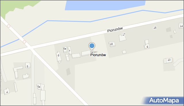 Piorunów, Piorunów, 8, mapa Piorunów